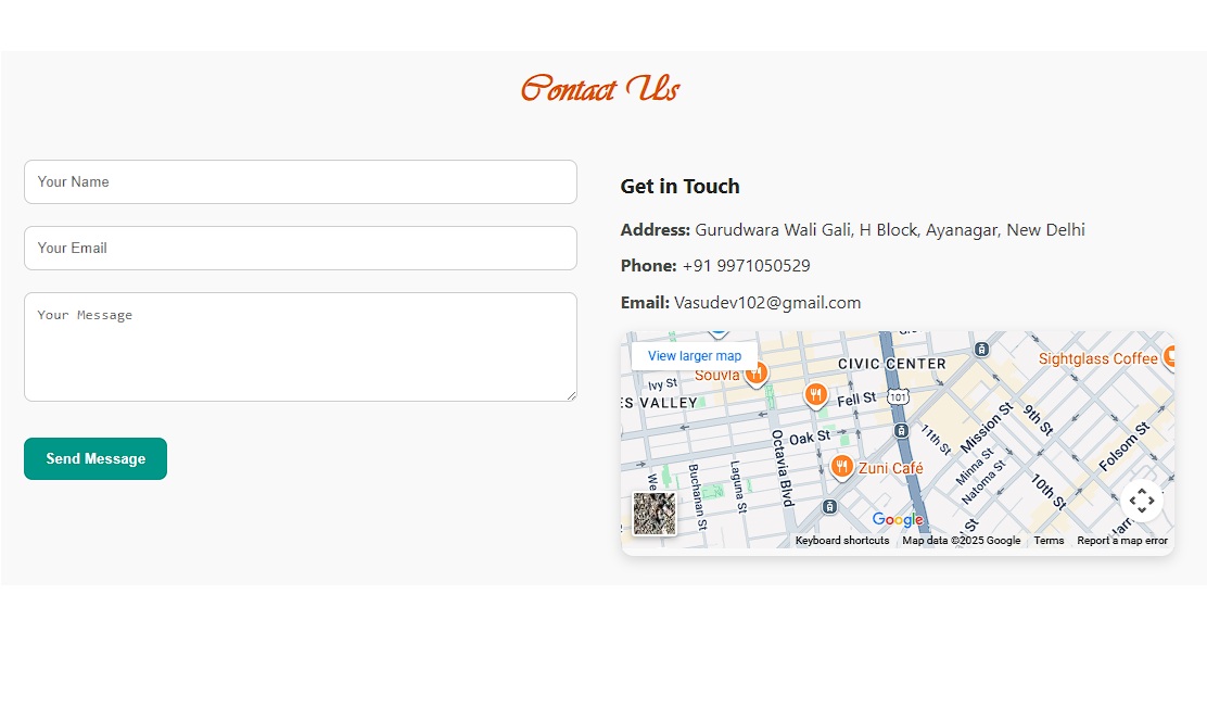 School-contact Page